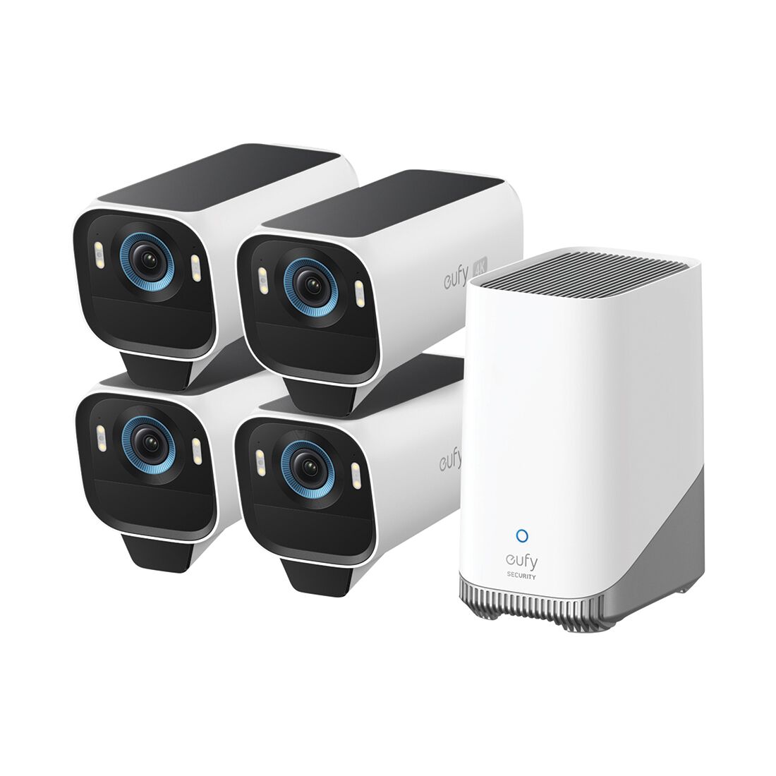 Eufy S3 Night Radar Cam Pro4K Colour 4 Pack - T8894TW1, , scaau_hi-res