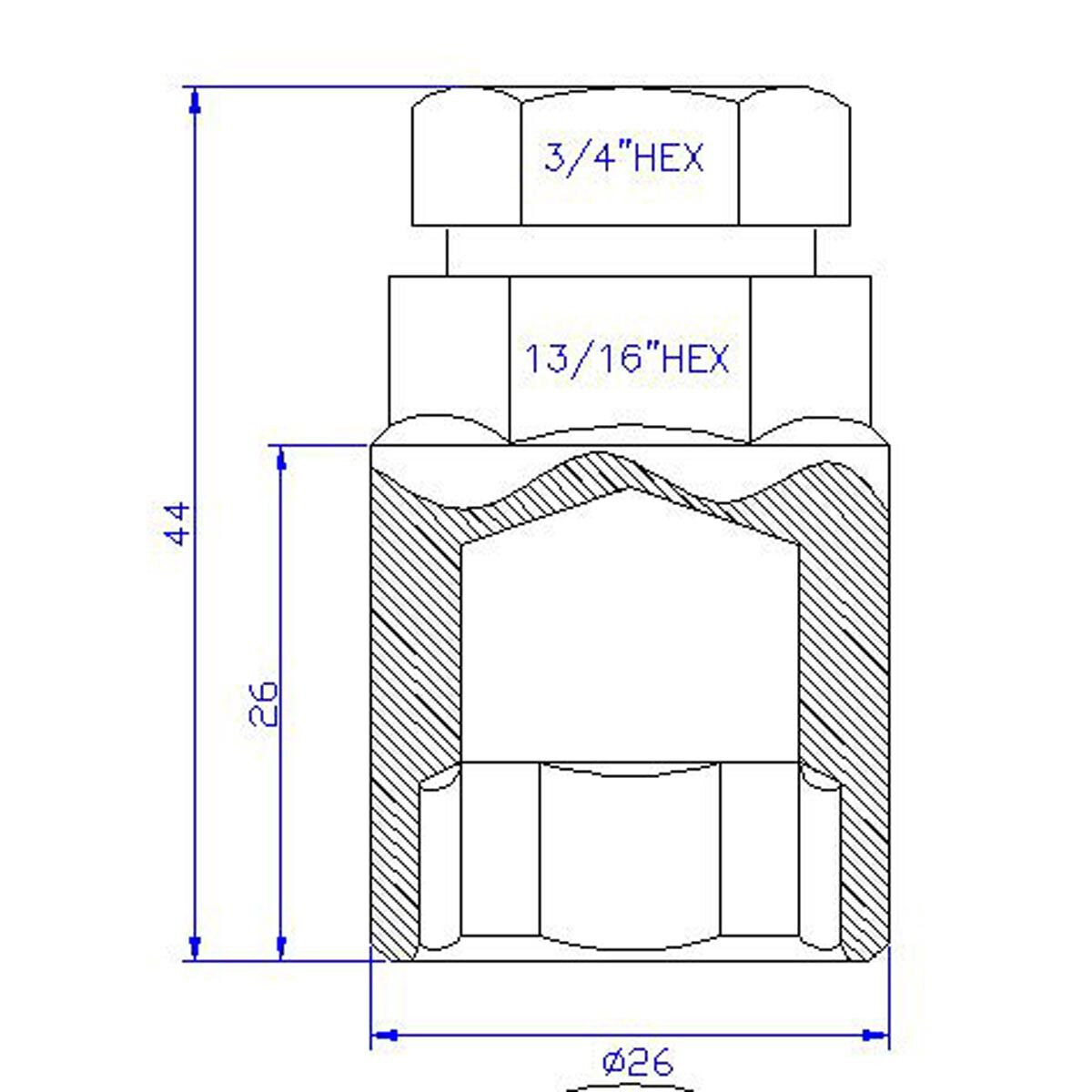 Calibre Lock Nuts SLN12150, Tapered, M12x1.50, , scaau_hi-res