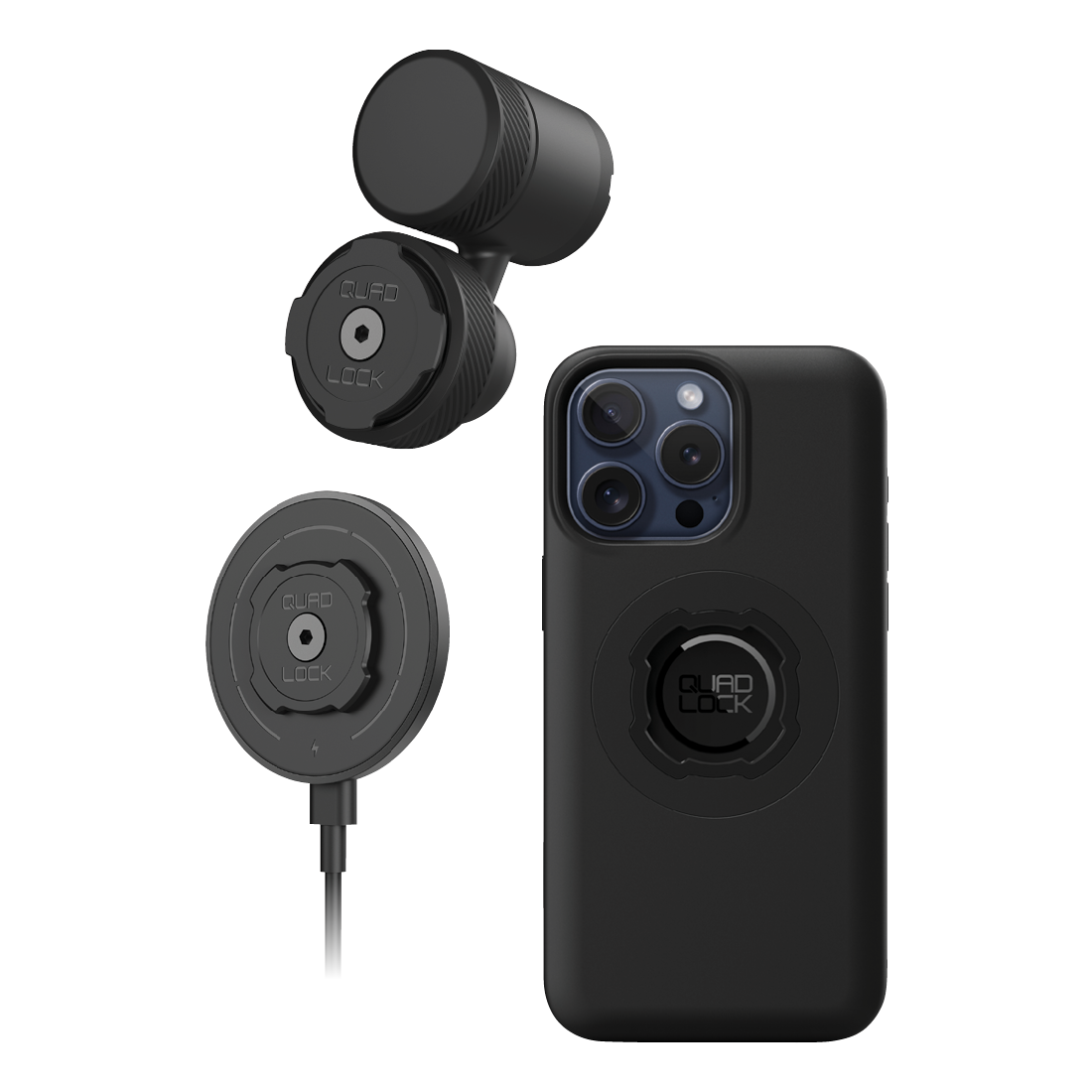 Quad Lock MAG iPhone 15 Pro Max Car Vent Mount Kit, , scaau_hi-res