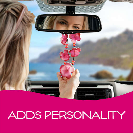 California Scents Novelty Hanging Lei Coronado Cherry Car Air Freshener - 1PK, , scaau_hi-res