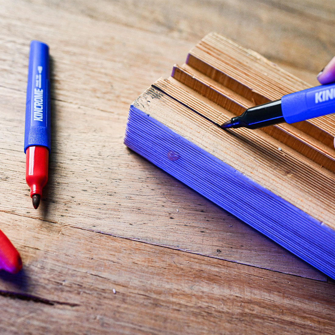 Kincrome Permanent Marker 10 Pack Various Colours & Tips, , scaau_hi-res