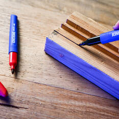 Kincrome Permanent Marker 10 Pack Various Colours & Tips, , scaau_hi-res