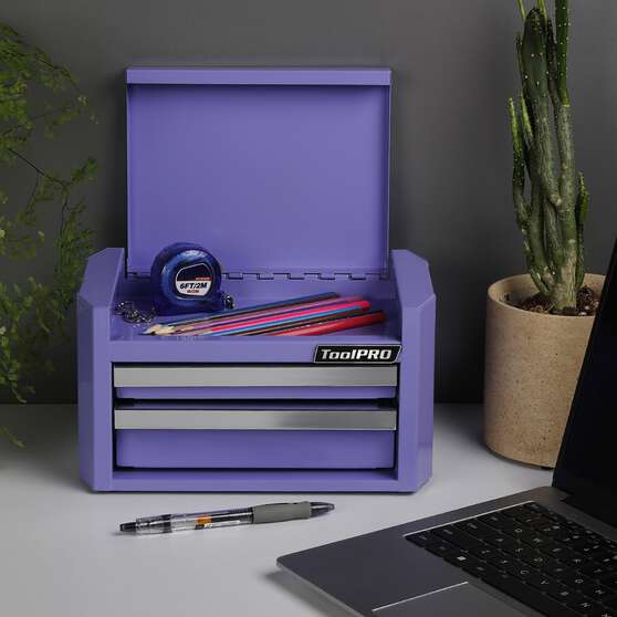 ToolPRO Mini Edge Tool Chest Lavender, , scaau_hi-res