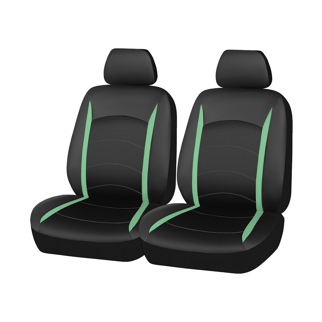 SCA Seat Cover Leather Look and Mesh Size 30A Aqua, , scaau_hi-res