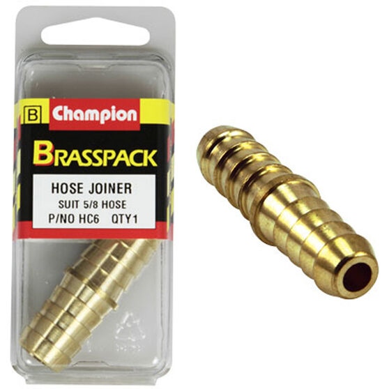 Champion Hose Joiner - 5 / 8inch, Brass, , scaau_hi-res