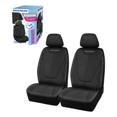 Skechers Goga Mat Seat Covers Black Adjustable Headrests Airbag Compatible 30SAB, , scaau_hi-res