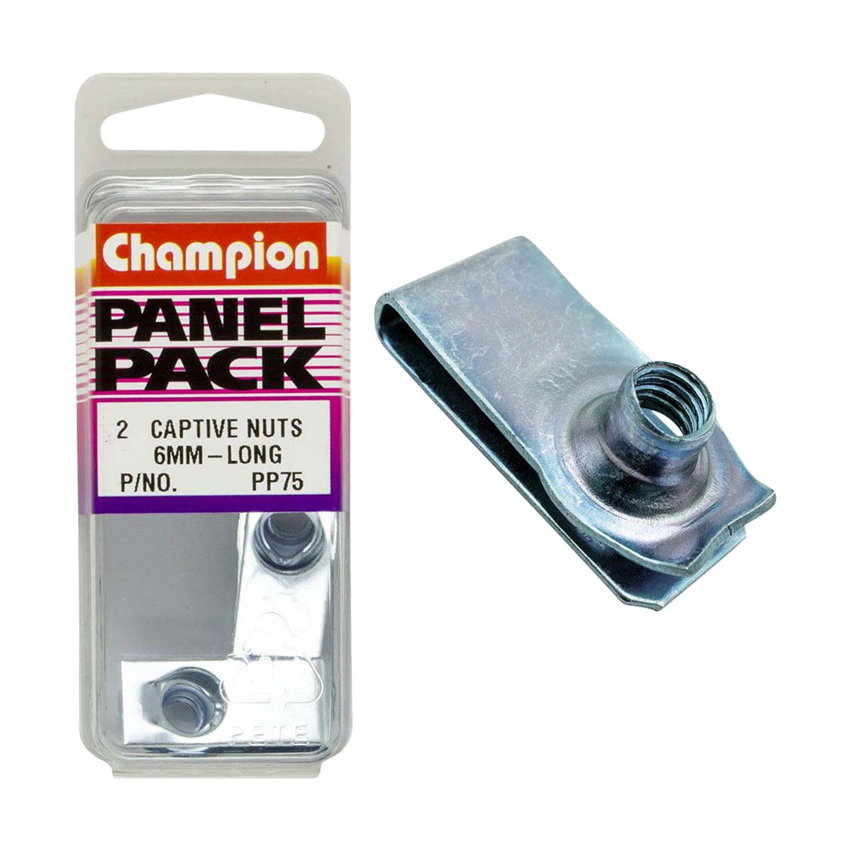 Champion Long Captive Nuts - M6, , scaau_hi-res