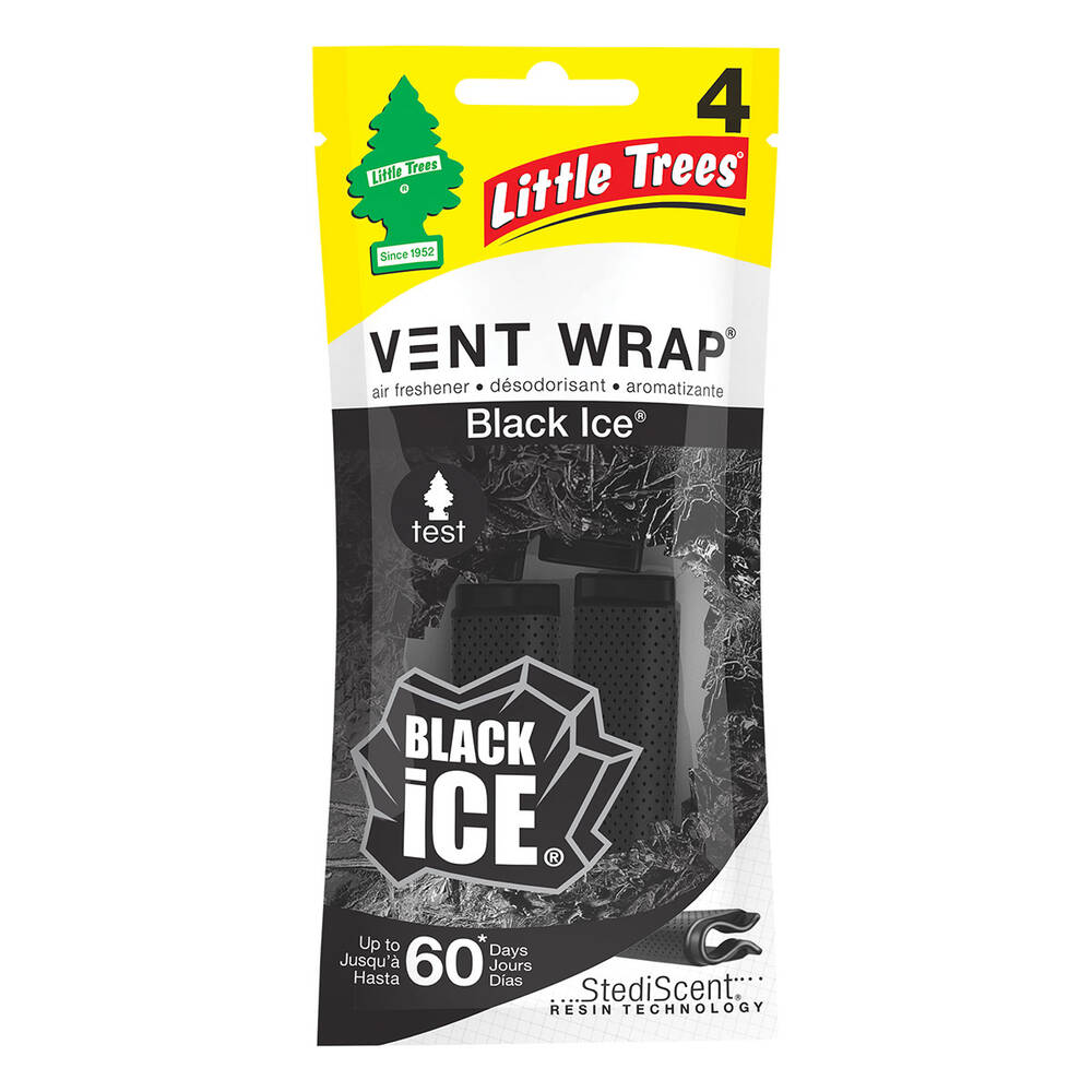 Little Trees Vent Wrap Air Freshener - Black Ice 4 Pack product image