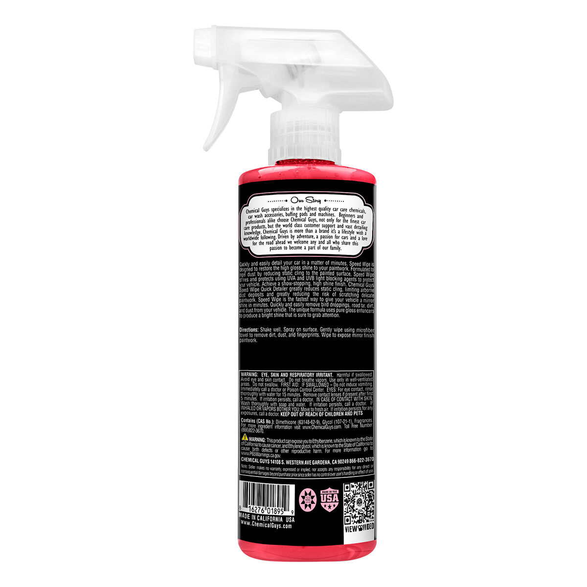 Chemical Guys Speed Wipe Quick Detailer 473mL, , scaau_hi-res