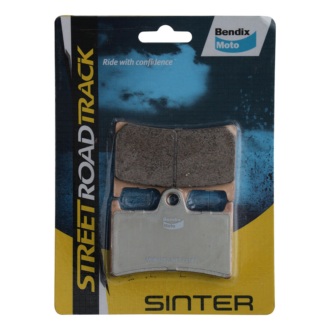 Bendix Street Road Track Motorcycle Disc Brake Pads - MDB0252-SRT, , scaau_hi-res
