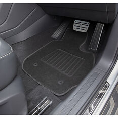 SCA Accelerator Cutout Floor Mats Carpet Black Set of 4, , scaau_hi-res