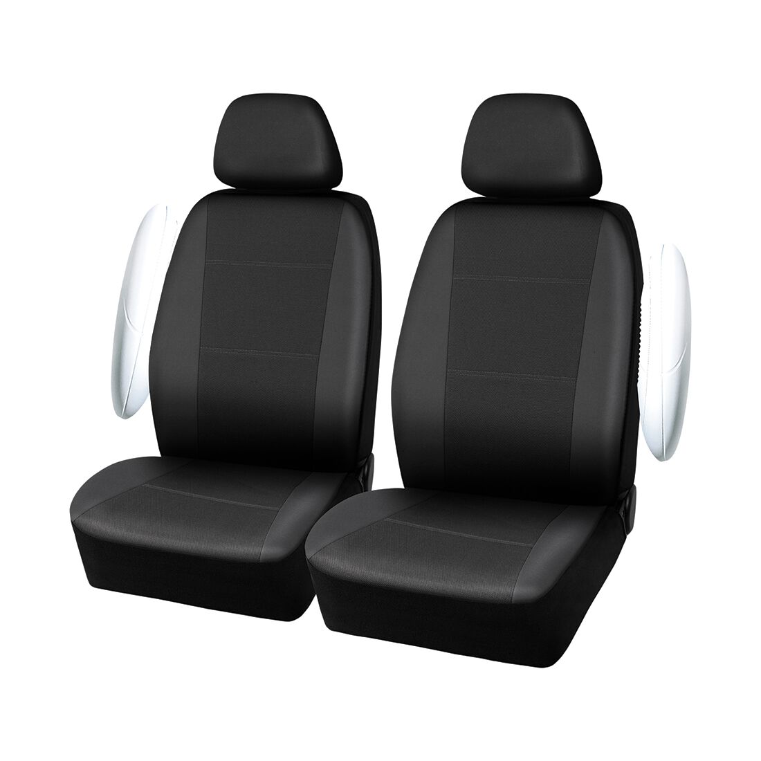 SCA Jacquard Seat Covers Black, Adjustable Headrests, Airbag Compatible, Size 30A, , scaau_hi-res