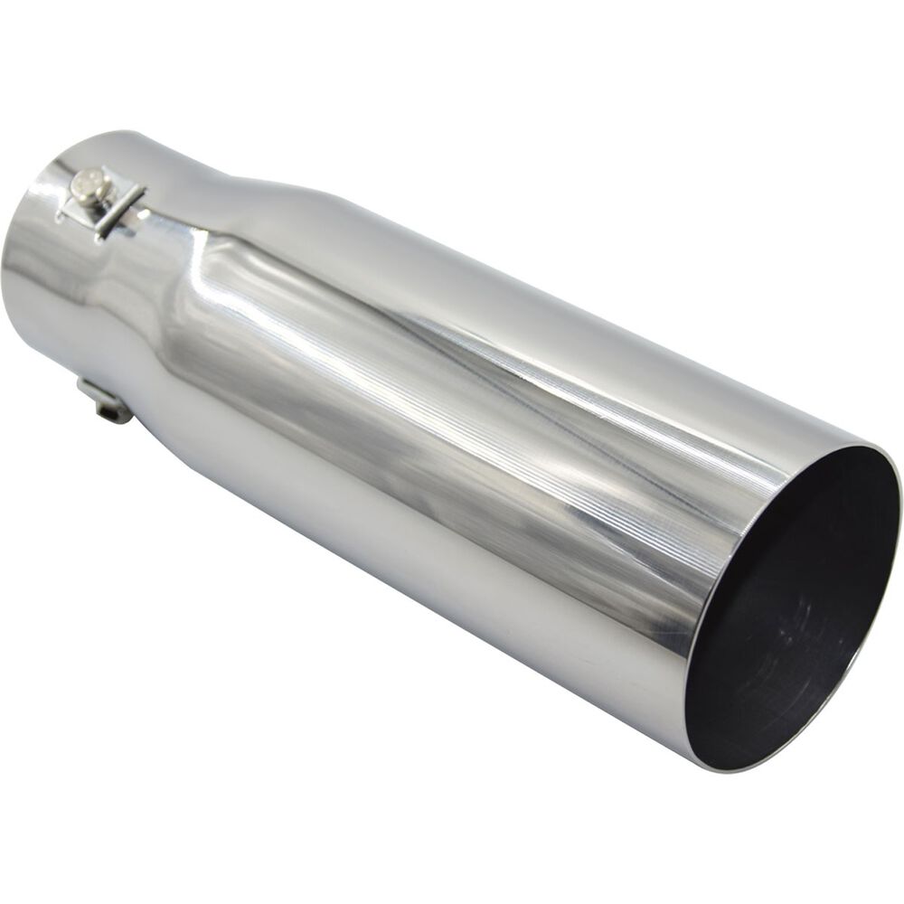 Calibre Stainless Steel Exhaust Tip Straight Cut Tip suits 40mm to