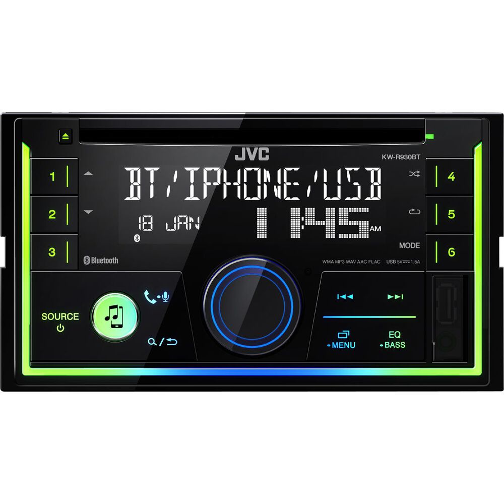 JVC KWR930BT Double DIN Head Unit Supercheap Auto