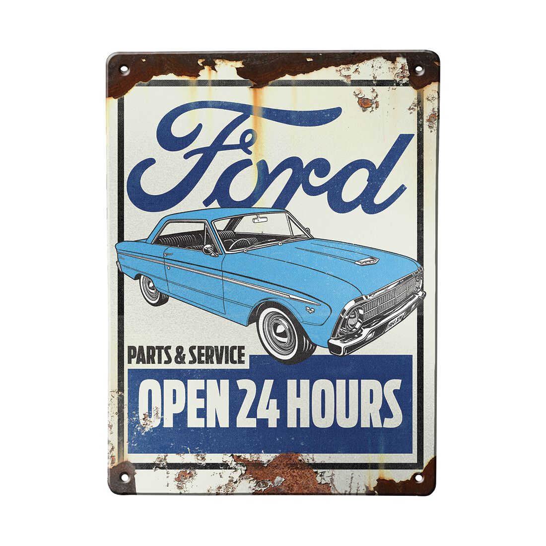 Ford Genuine Parts Tin Sign, , scaau_hi-res