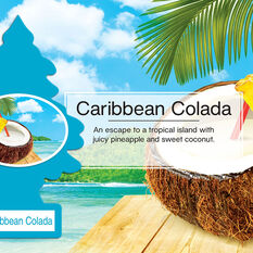 Little Trees Air Freshener - Caribbean Colada 1 Pack, , scaau_hi-res