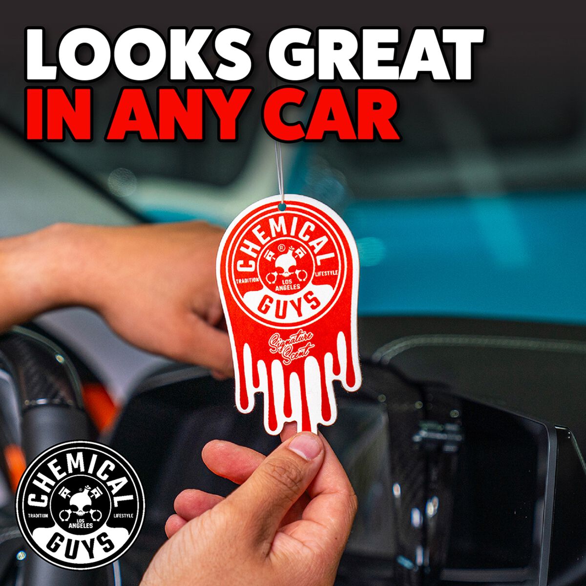 Chemical Guys Airfreshener 3 Pack Signature Scent, , scaau_hi-res