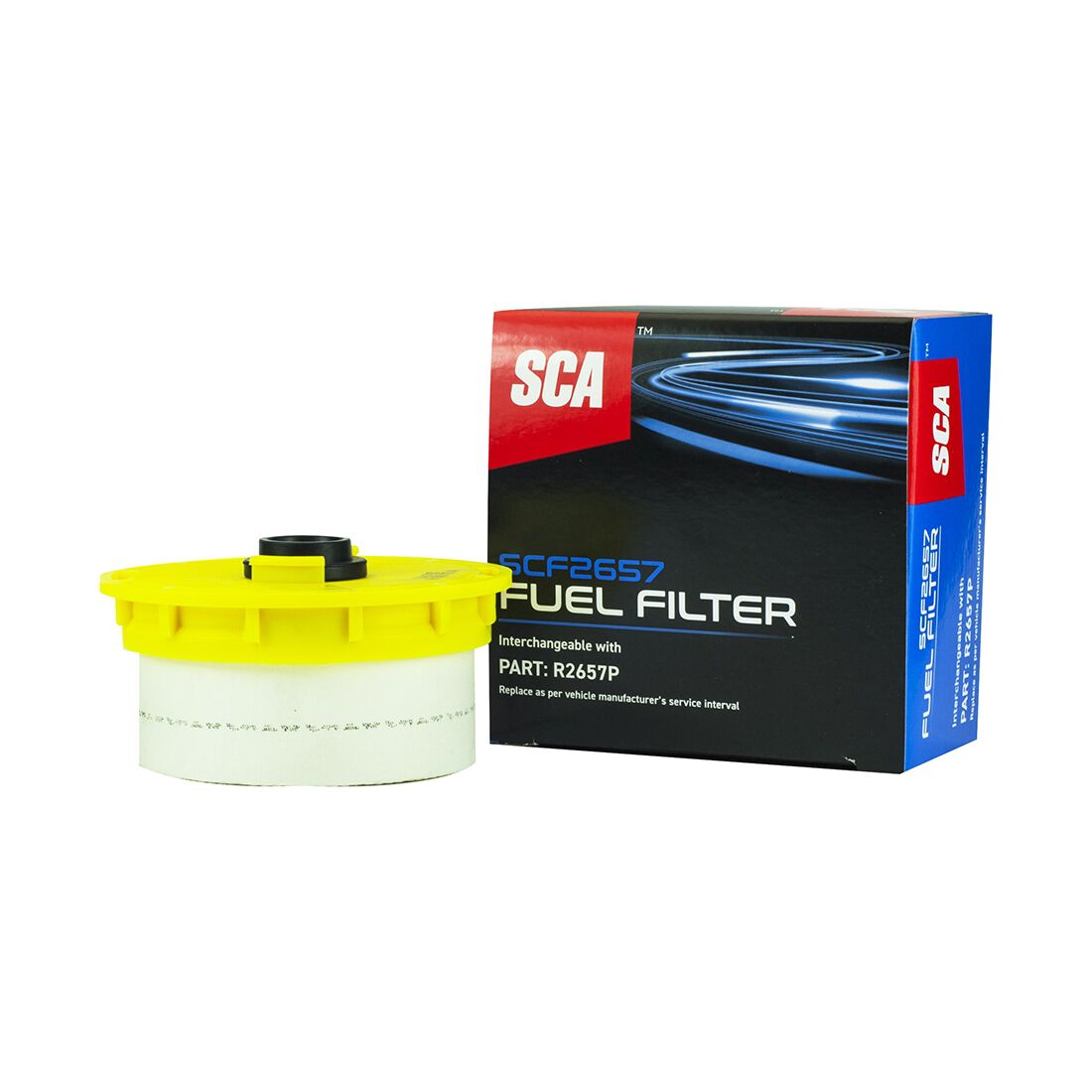 SCA Fuel Filter SCF2657 (Interchangeable with R2657P), , scaau_hi-res