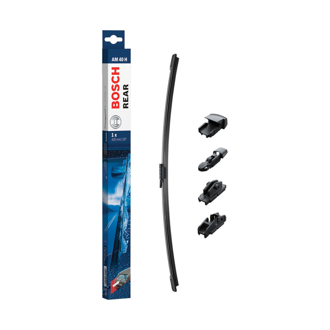 Bosch Rear Wiper Blade 400mm (16") Single - AM40H, , scaau_hi-res