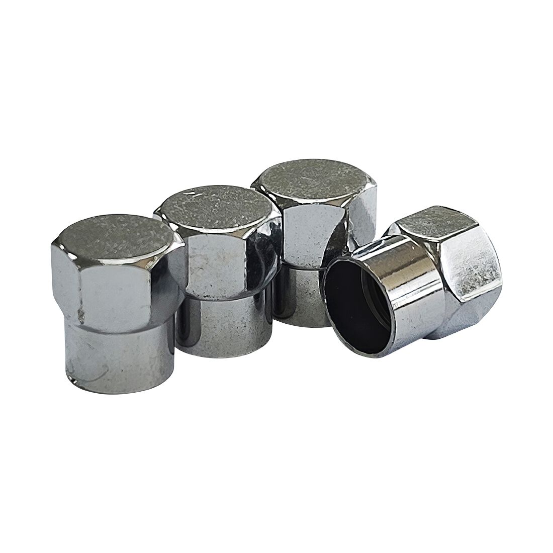 SCA Valve Caps 4 Pack Chrome, , scaau_hi-res