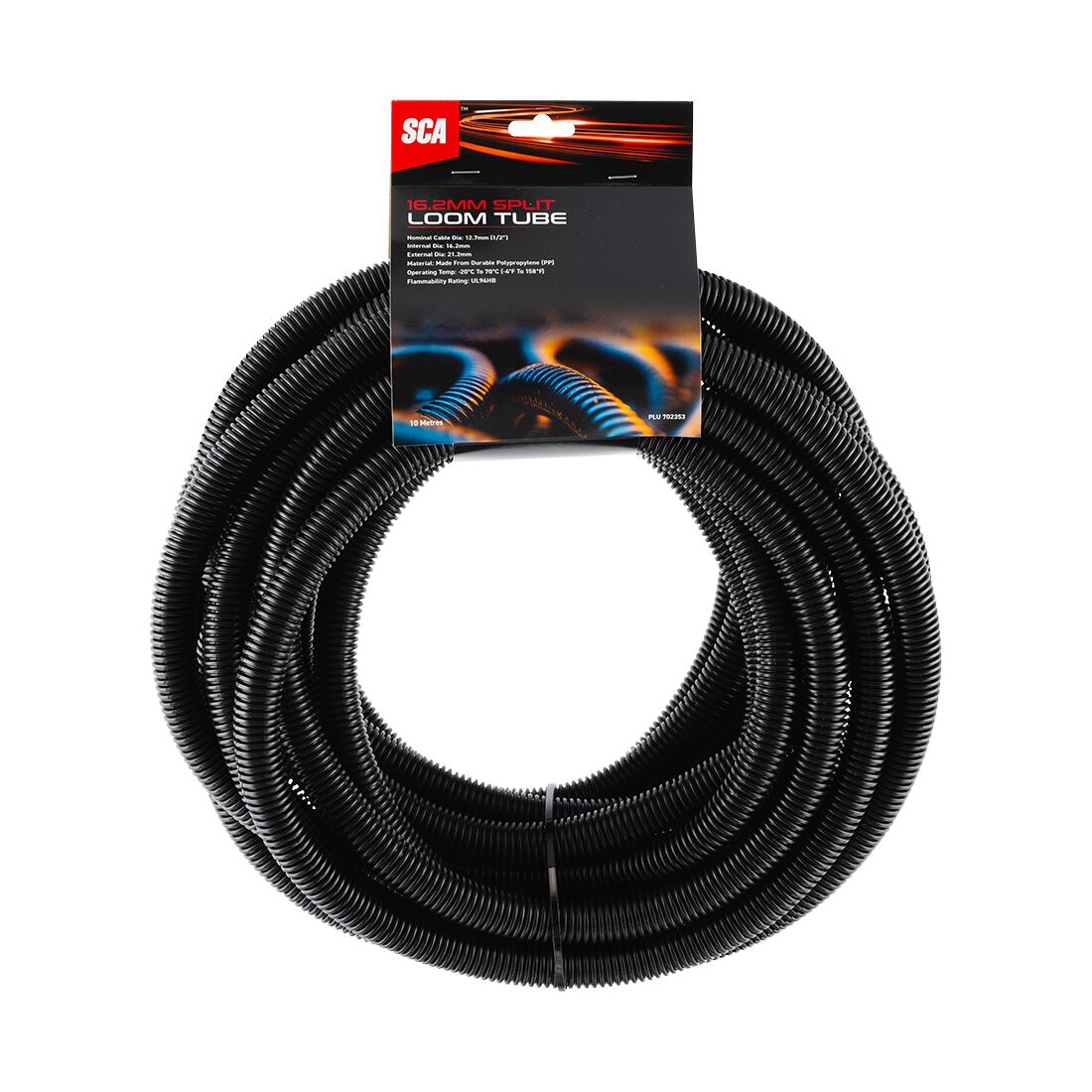 SCA Corrugated Split Tubing - 16.2mm x 10m, , scaau_hi-res