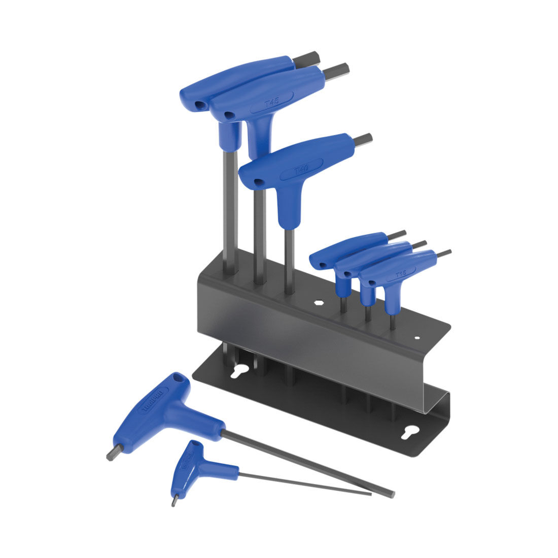 ToolPRO 8 Piece Metric T-Handle Hex Key Set, , scaau_hi-res