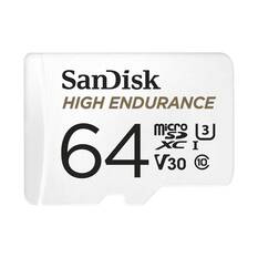 Sandisk High Endurance MicroSD Memory Card 64GB, , scaau_hi-res