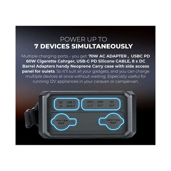 KickAss KickCharge 300 Lithium Portable Power Station, , scaau_hi-res