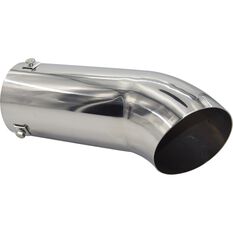 Street Series Stainless Steel Exhaust Tip - Dump Pipe suits 52mm to 76mm, , scaau_hi-res
