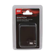 SCA Rocker Switch Round - 12/24V, On/Off, Plastic, , scaau_hi-res