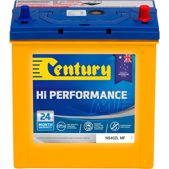 Century Car Battery NS40ZLMF, 330CCA Supercheap Auto