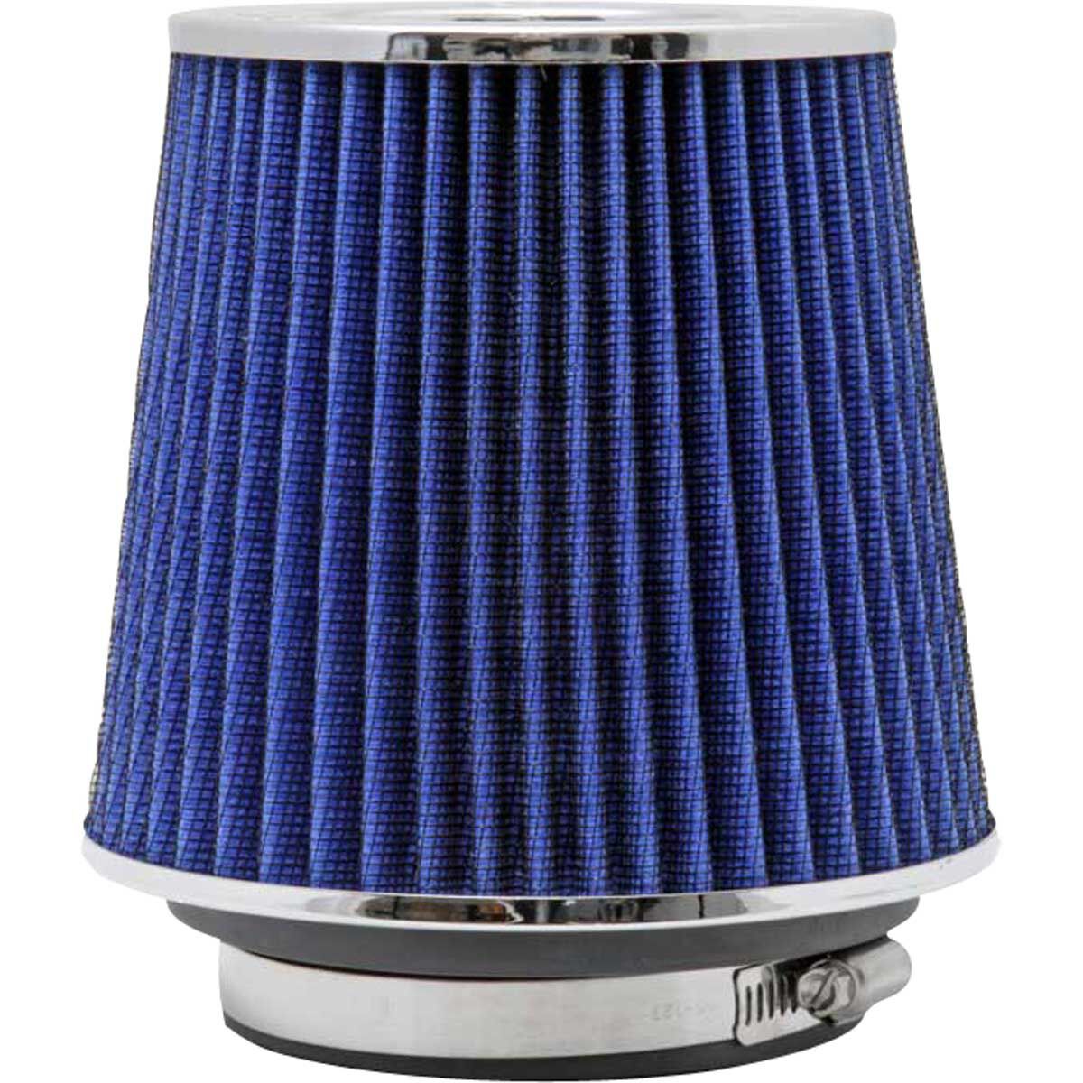 K&N Universal Clamp-On Air Filter - Blue, RG-1001BL, , scaau_hi-res