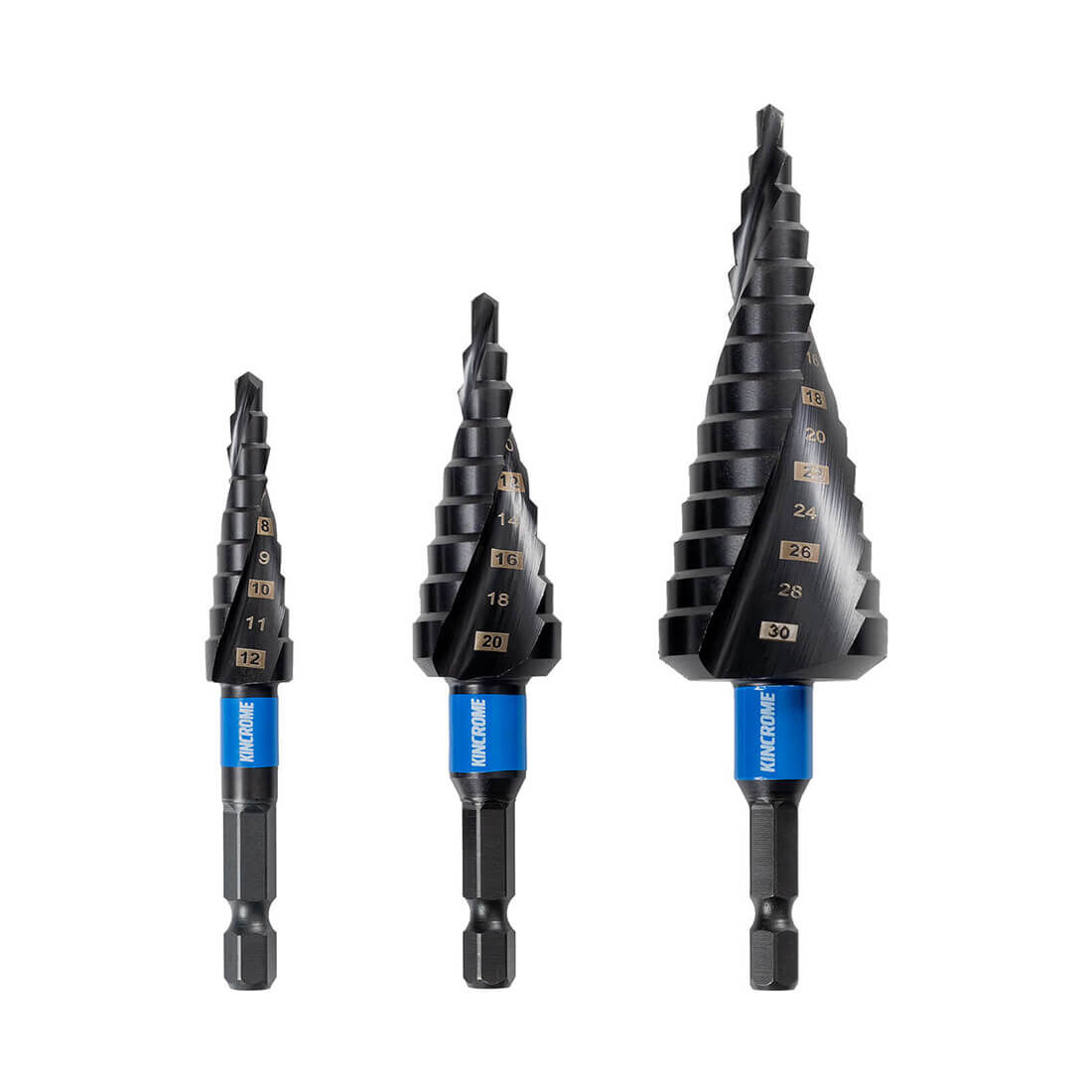 Kincrome 3 Piece Step Drill Set, , scaau_hi-res