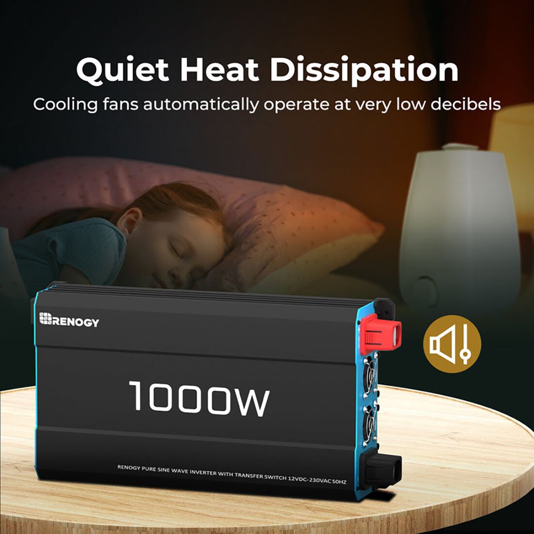 Renogy 1000W Pure Sine Wave Inverter With AC Transfer, , scaau_hi-res