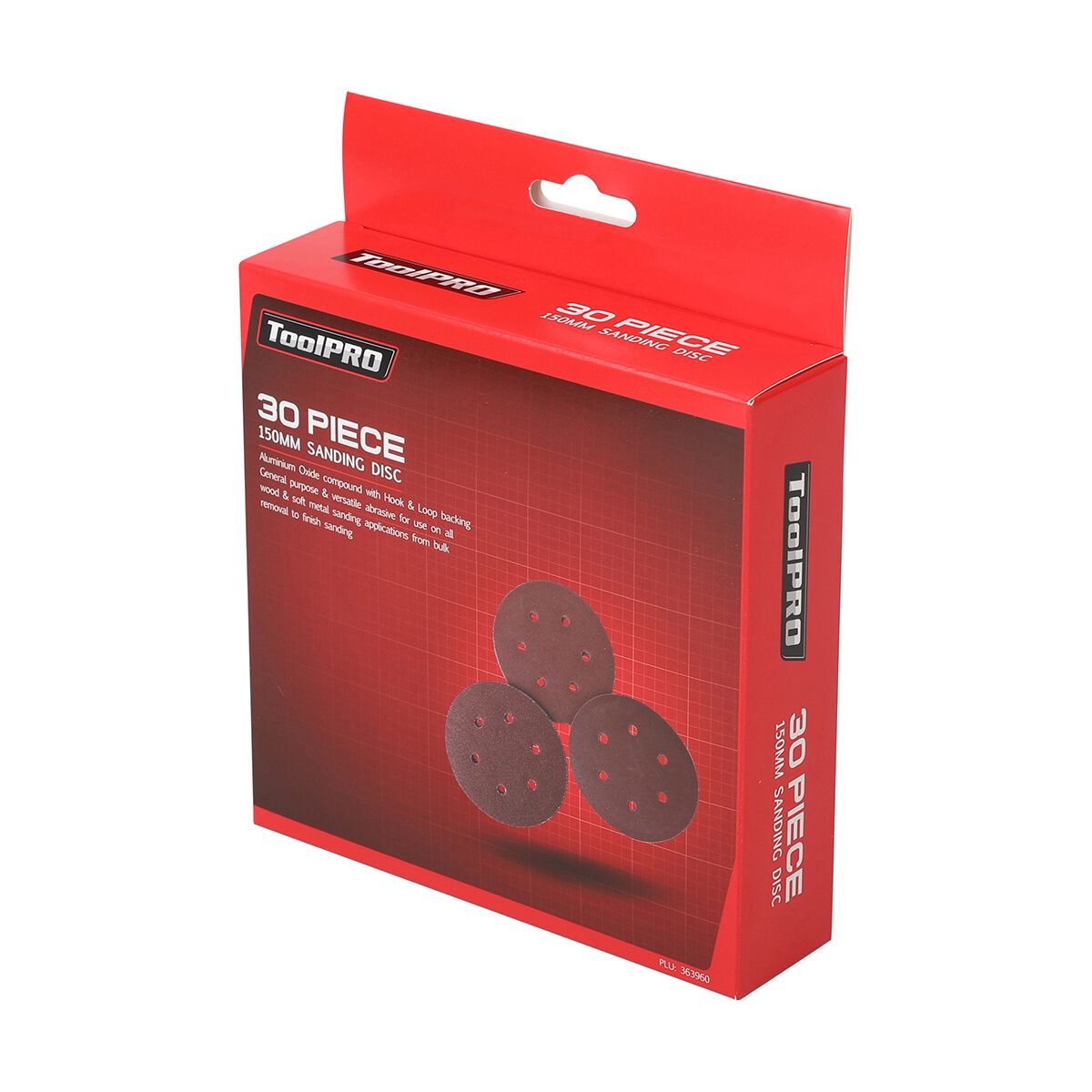 ToolPRO Sanding Disc Kit 150mm 30 Piece, , scaau_hi-res