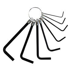 SCA Hex Key Set - SAE, 8 Piece, , scaau_hi-res