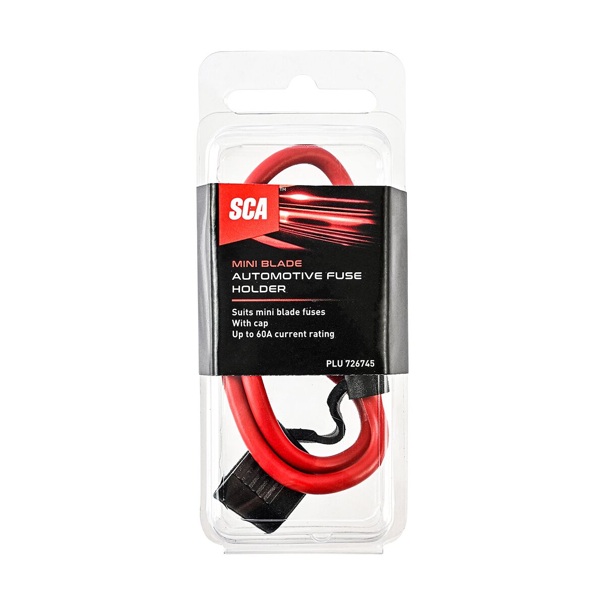 SCA Automotive Fuse Holder with Weatherproof Cap - Mini Blade 30 Amp, , scaau_hi-res