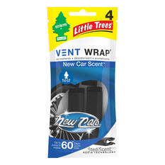Little Trees Vent Wrap Air Freshener - New Car 4 Pack, , scaau_hi-res
