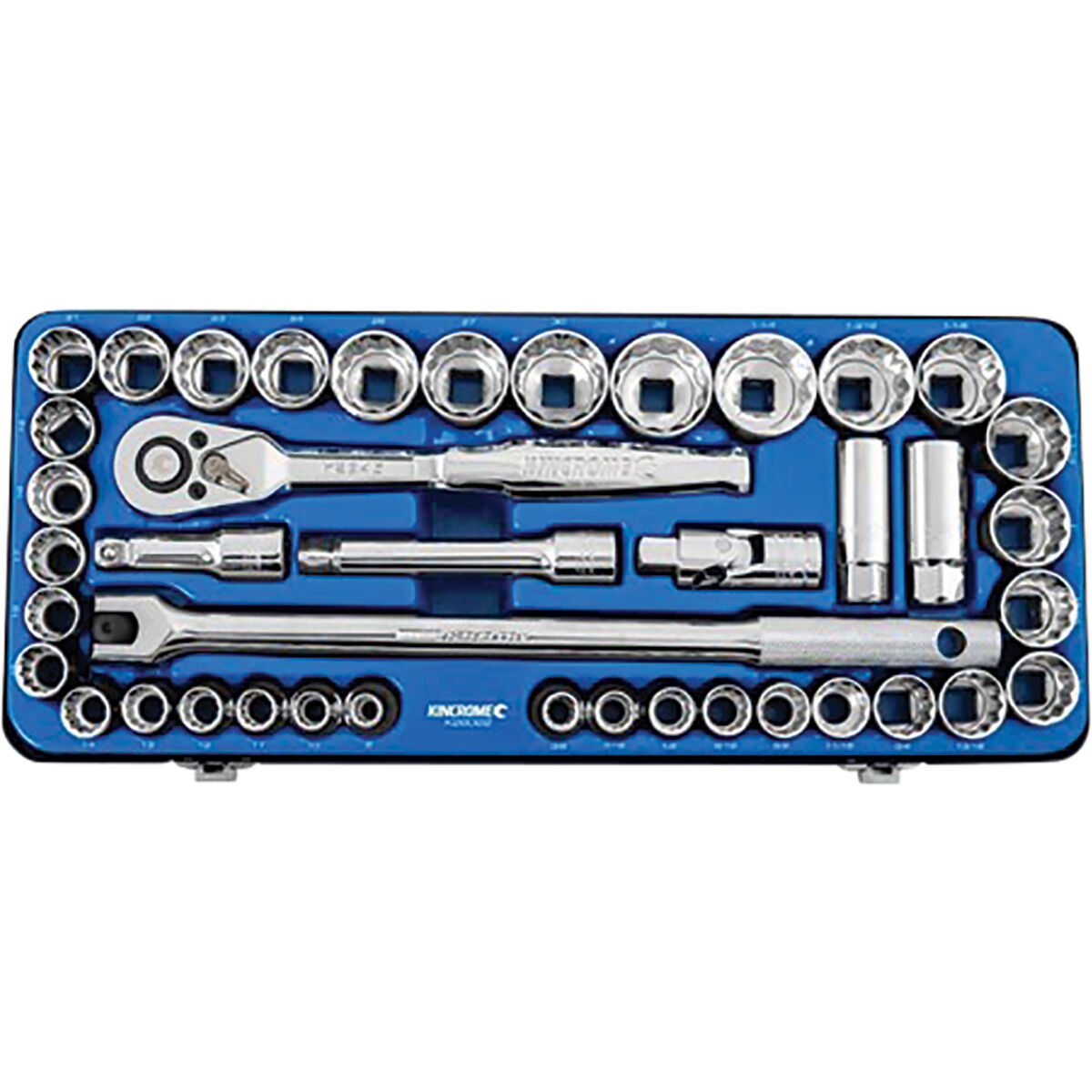 Kincrome Socket Set 1/2" Drive Metric/SAE 42 Piece, , scaau_hi-res