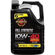 Penrite Full Synthetic Engine Oil - 10W-40 6 Litre, , scaau_hi-res
