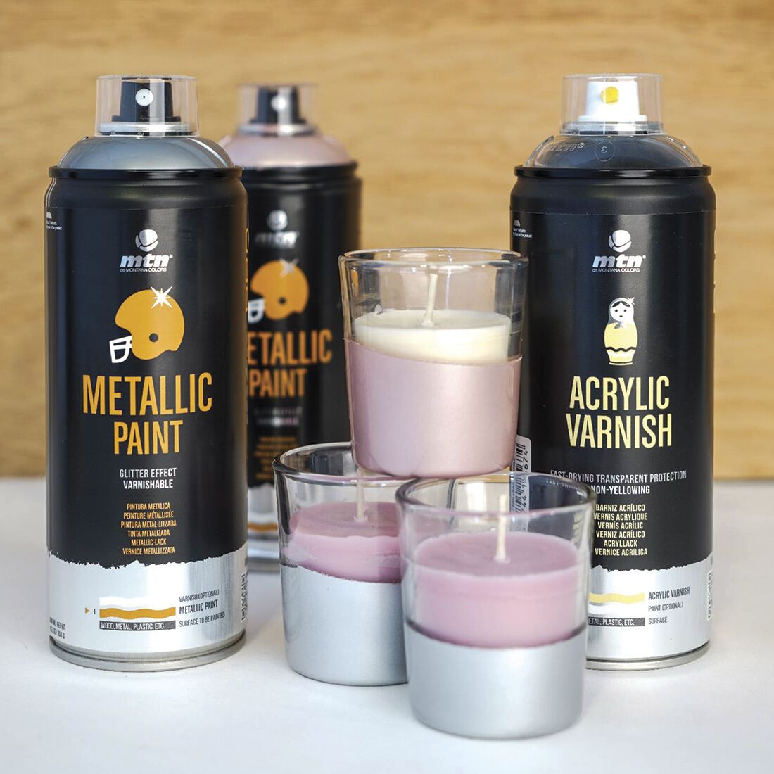 MTN Pro Metallic Black Spray Paint 400mL, , scaau_hi-res