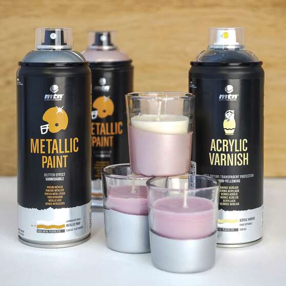 MTN Pro Metallic Black Spray Paint 400mL, , scaau_hi-res