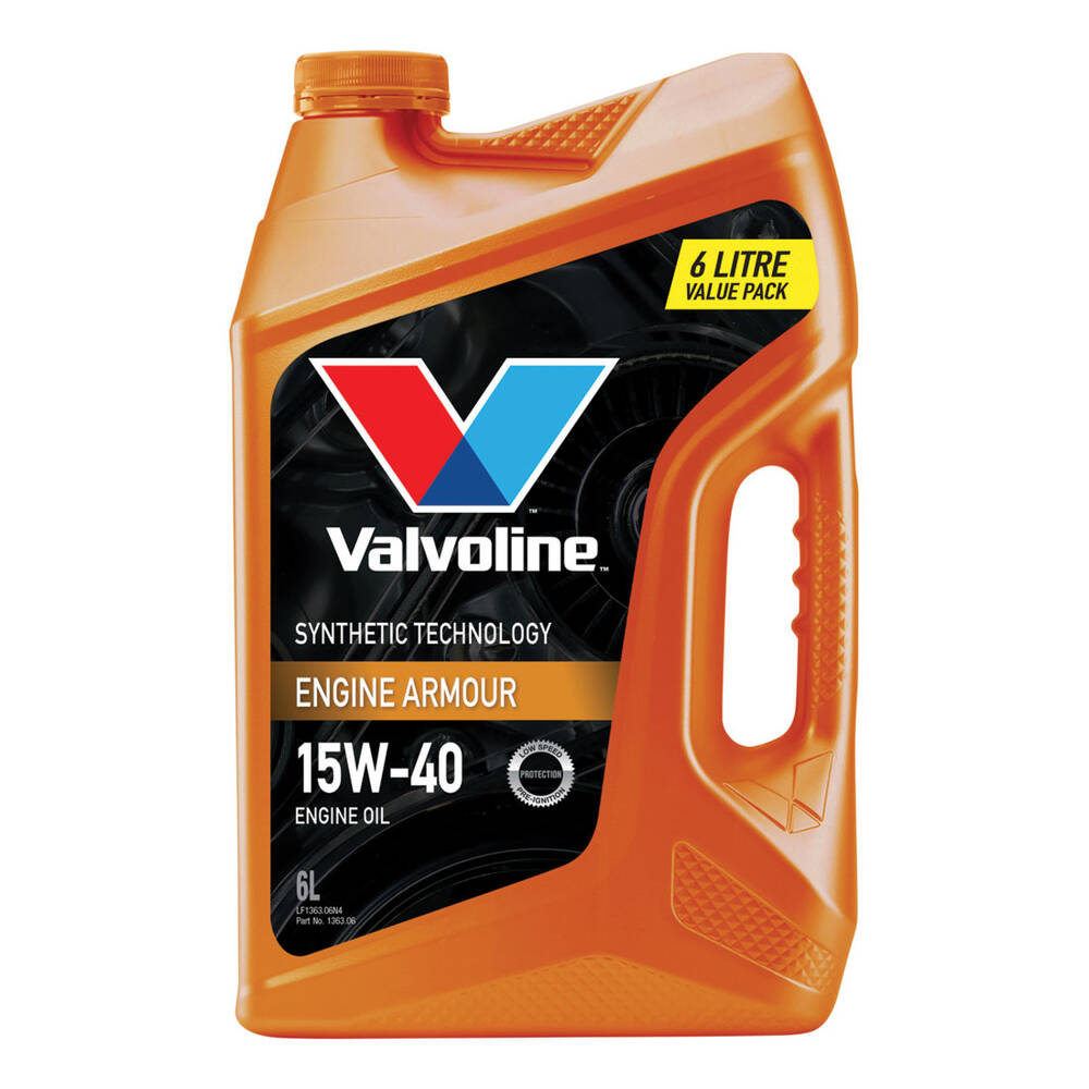 Valvoline Engine Armour Engine Oil 15W40 6 Litre Supercheap Auto