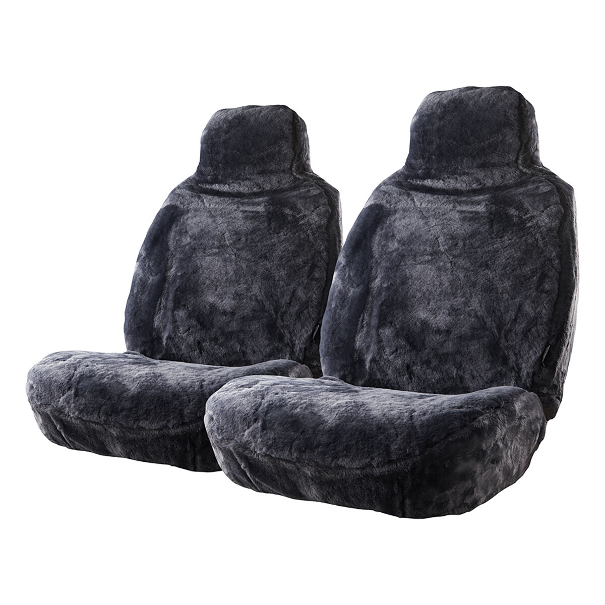 Black sheepskin seat clearance covers