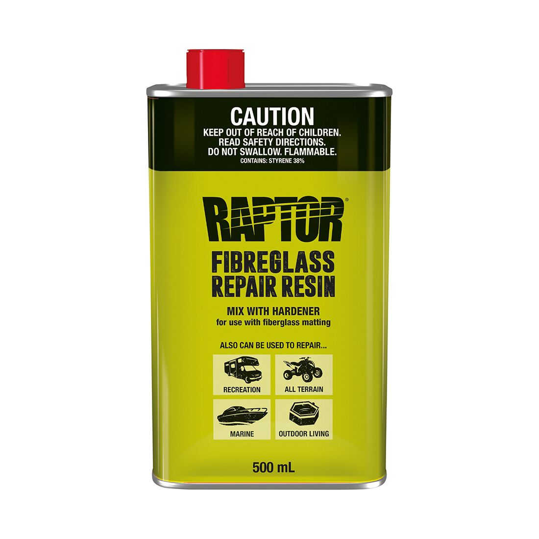 Raptor Fiberglass Repair Kit, , scaau_hi-res