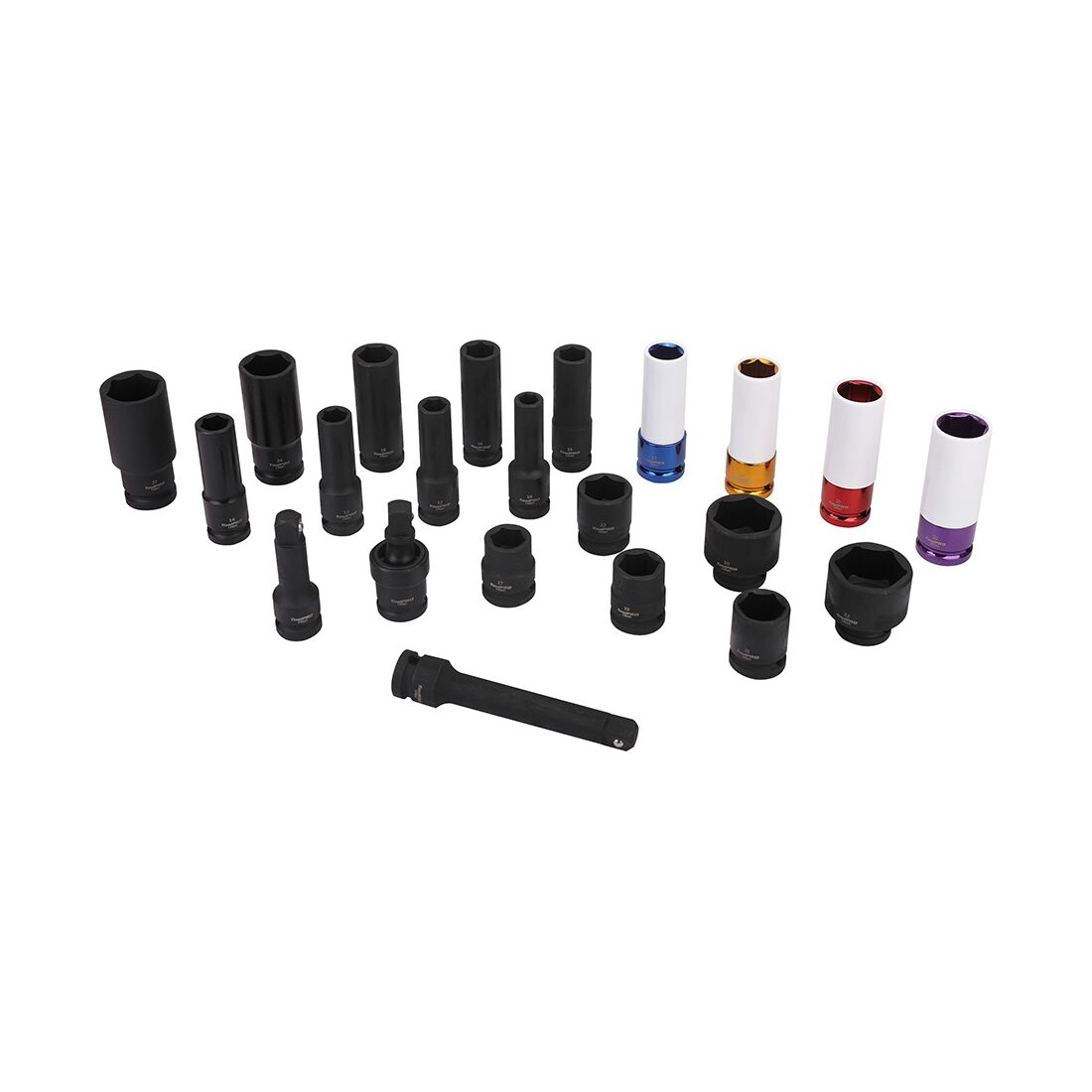 ToolPRO EVA 1/2" Impact Socket Set 22 Piece, , scaau_hi-res