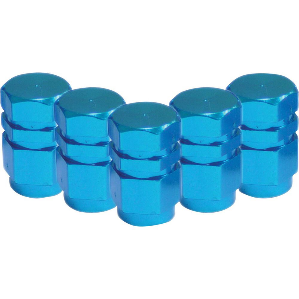 SCA Valve Stem Caps Blue, 5 Pack Supercheap Auto