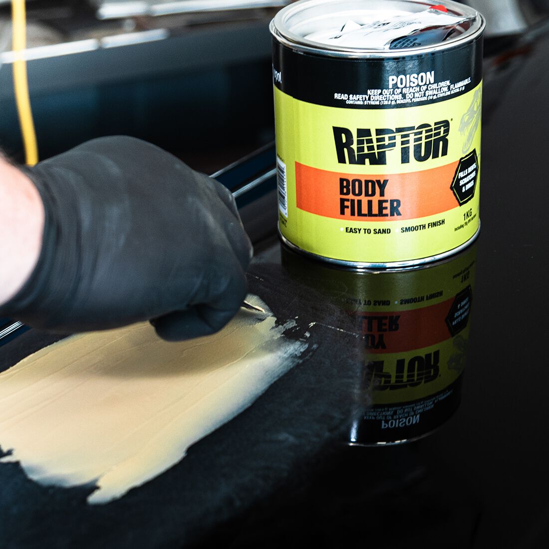 Raptor Lightweight Body Filler 1KG, , scaau_hi-res
