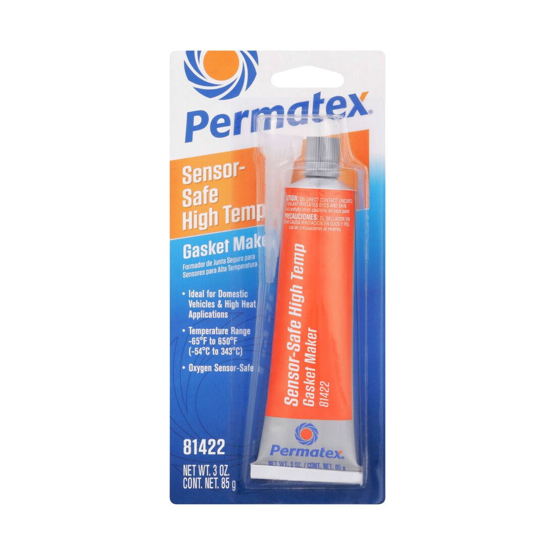 Permatex Sensor Safe High Temp RTV Silicone Gasket Maker 85g, , scaau_hi-res