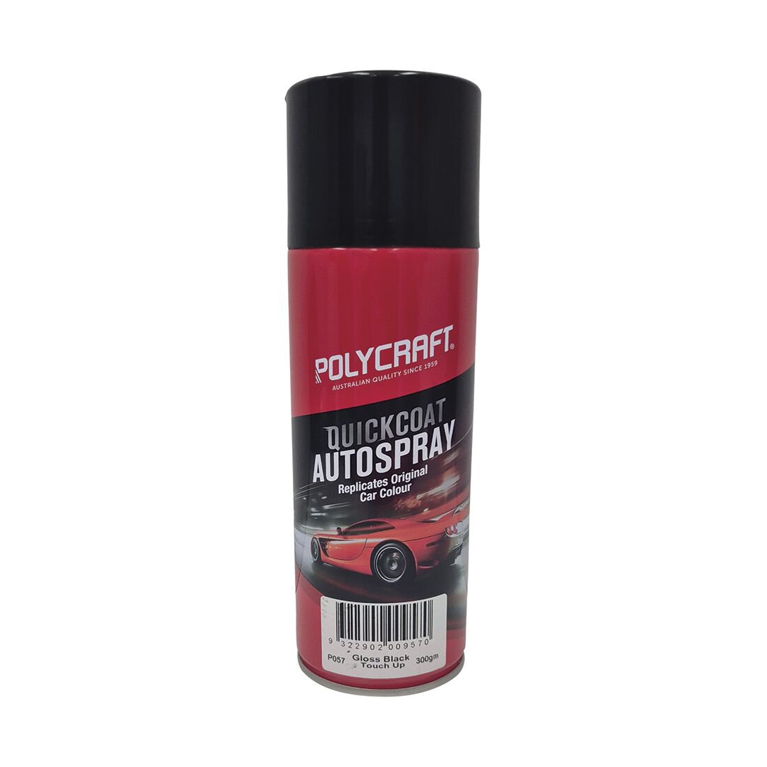 Polycraft Touch Up Paint Gloss Black PS105 300g, , scaau_hi-res